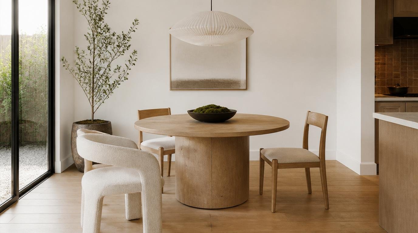 Organic Modern Dining Room: Effortless Ways to Create Warmth and Sophistication By Dwell Studio 24