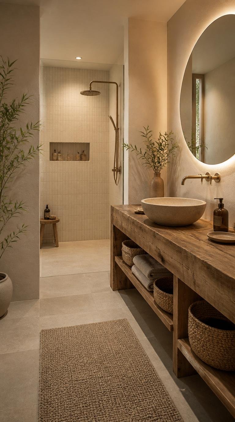 Japandi Bathroom Ideas: Create Your Serene Spa Oasis at Home by Dwell Studio 24