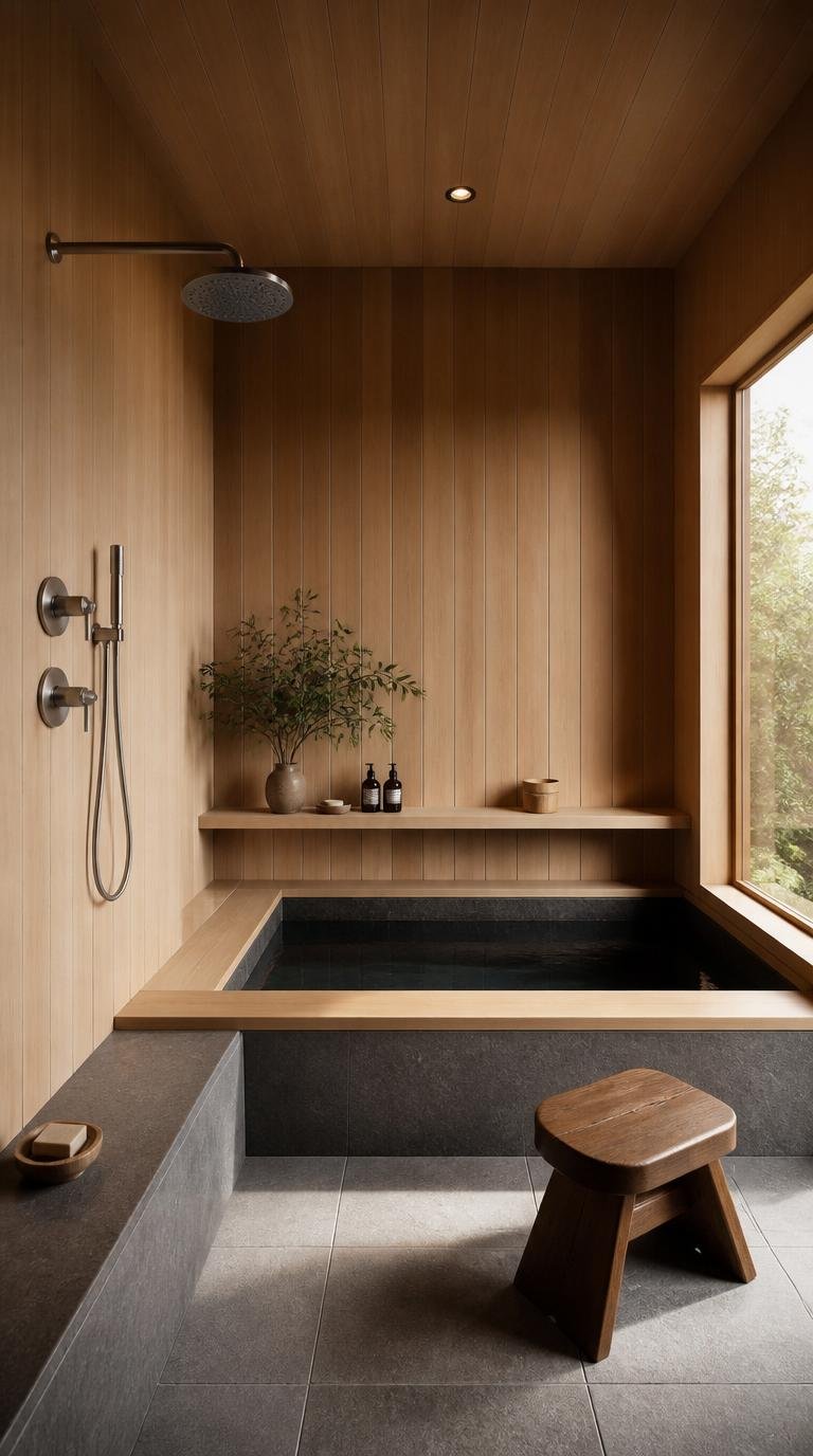 Japandi Bathroom Ideas: Create Your Serene Spa Oasis at Home by Dwell Studio 24