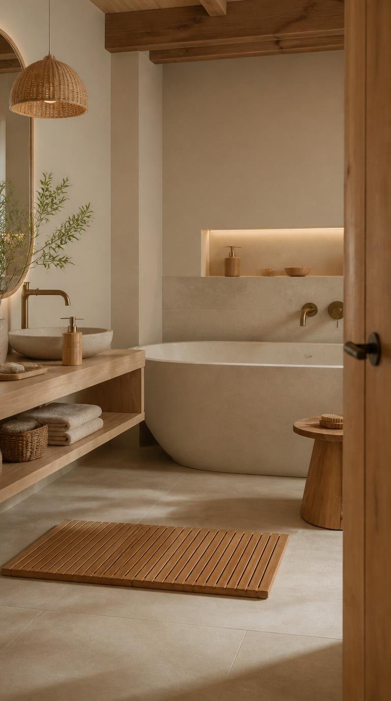 Japandi Bathroom Ideas: Create Your Serene Spa Oasis at Home by Dwell Studio 24