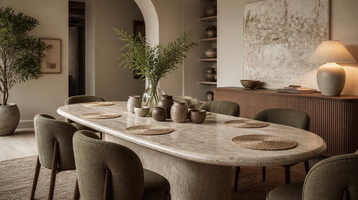 Organic Modern Dining Room: Effortless Ways to Create Warmth and Sophistication By Dwell Studio 24