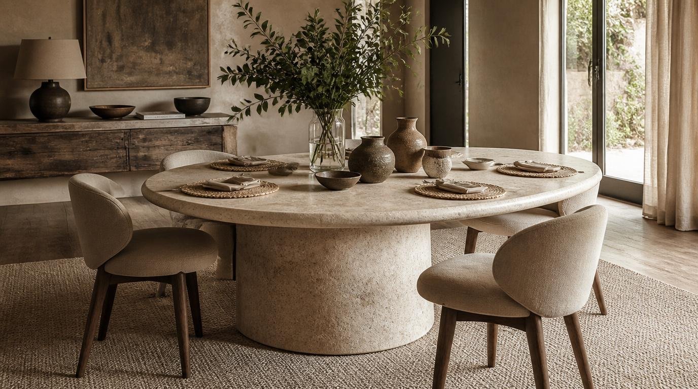 Organic Modern Dining Room: Effortless Ways to Create Warmth and Sophistication By Dwell Studio 24