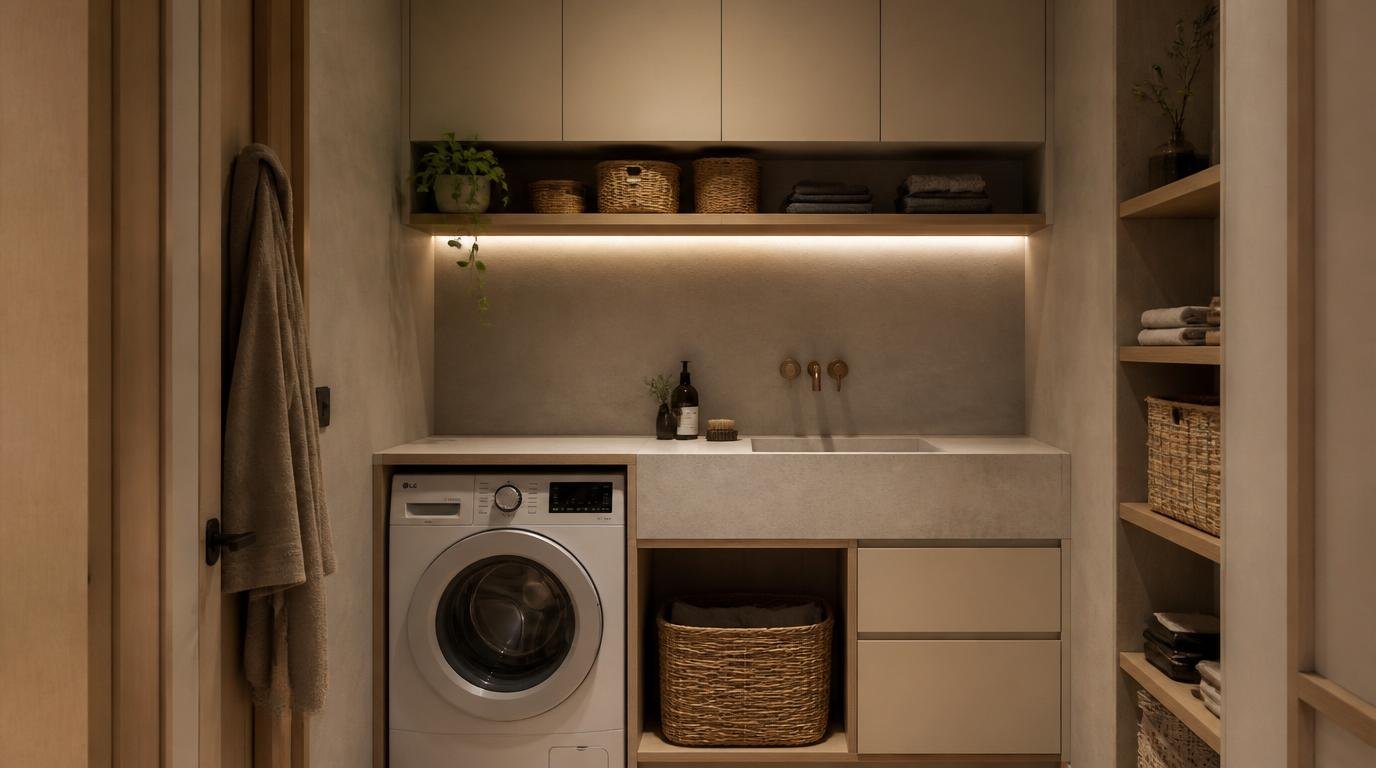 Small Laundry Room Design Ideas: Effortless Ways to Transform Your Tiny Space by Dwell Studio 24