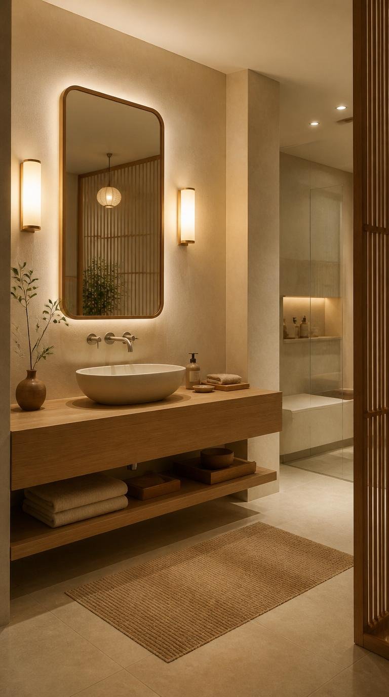 Japandi Bathroom Ideas: Create Your Serene Spa Oasis at Home by Dwell Studio 24