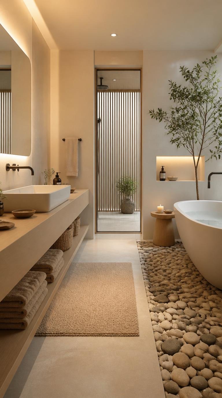 Japandi Bathroom Ideas: Create Your Serene Spa Oasis at Home by Dwell Studio 24