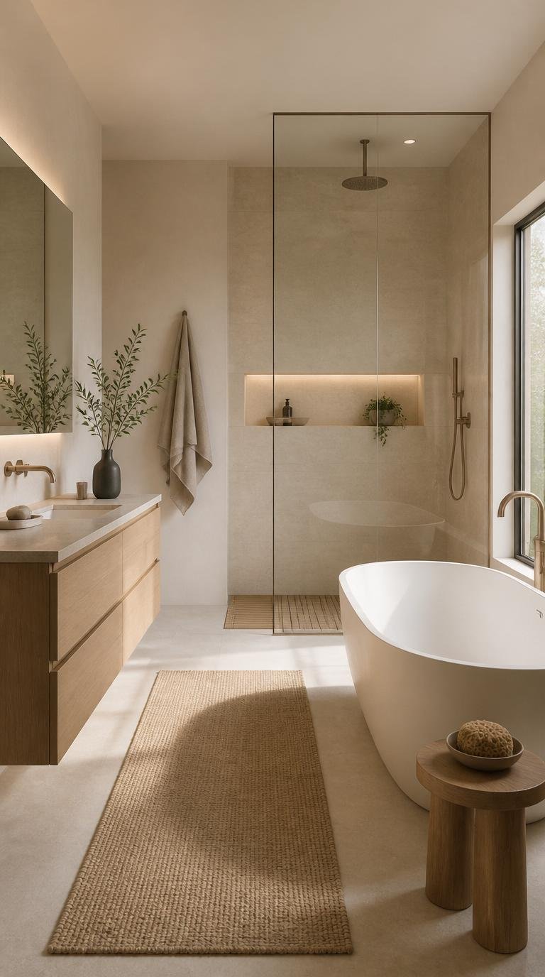 Japandi Bathroom Ideas: Create Your Serene Spa Oasis at Home by Dwell Studio 24