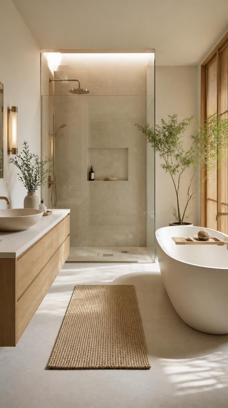 Japandi Bathroom Ideas: Create Your Serene Spa Oasis at Home by Dwell Studio 24