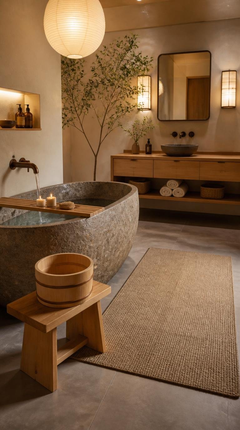 Japandi Bathroom Ideas: Create Your Serene Spa Oasis at Home by Dwell Studio 24