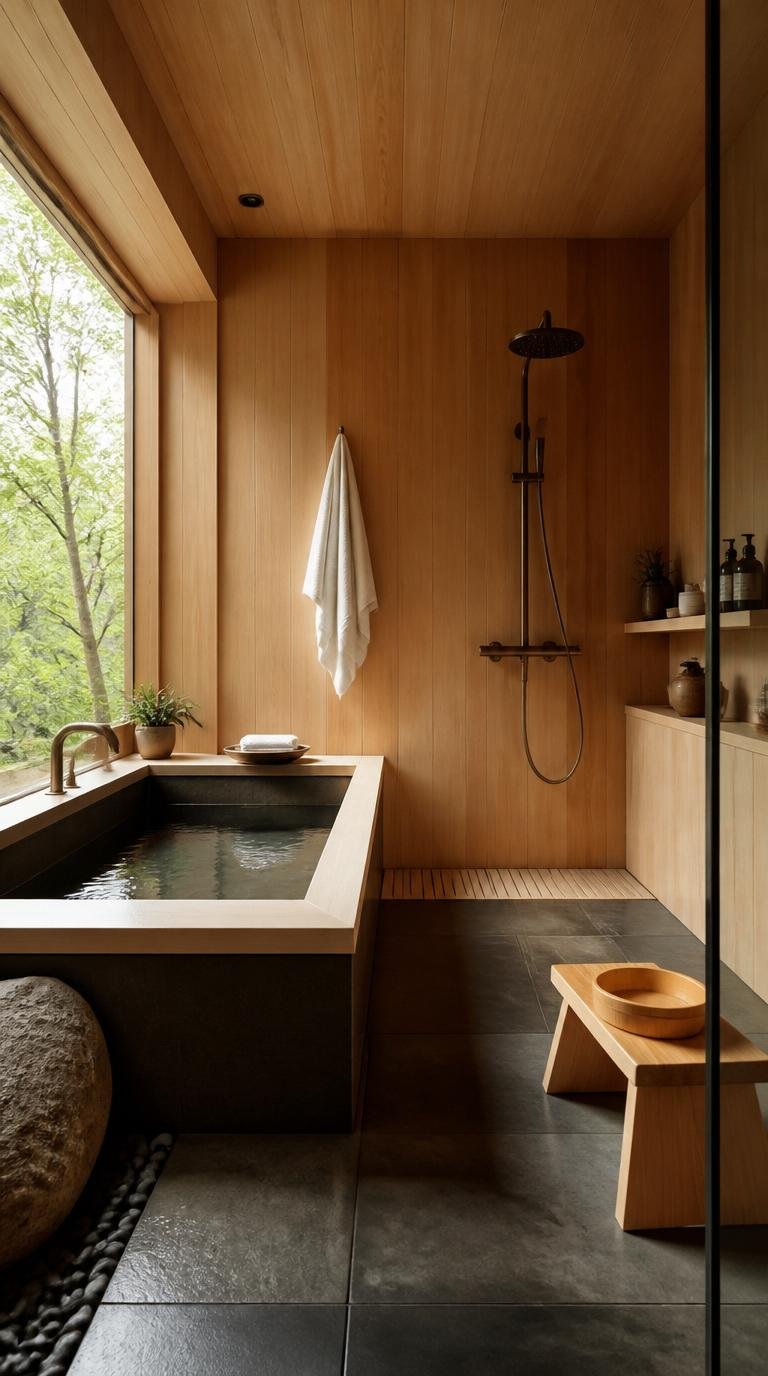 Japandi Bathroom Ideas: Create Your Serene Spa Oasis at Home by Dwell Studio 24
