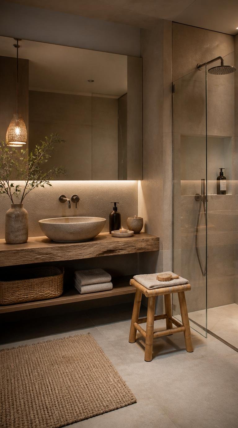 Japandi Bathroom Ideas: Create Your Serene Spa Oasis at Home by Dwell Studio 24