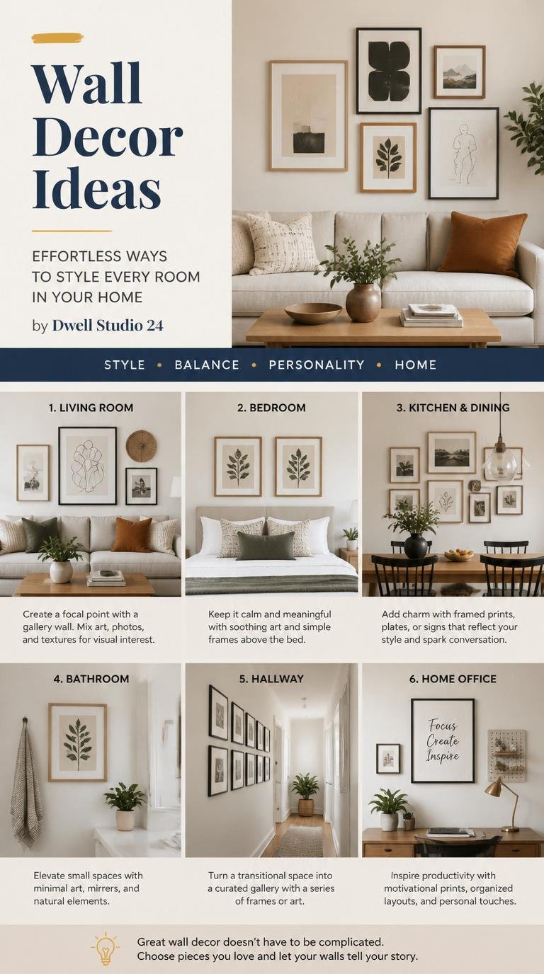 Wall Decor Ideas: Effortless Ways to Style Every Room in Your Home by Dwell Studio 24