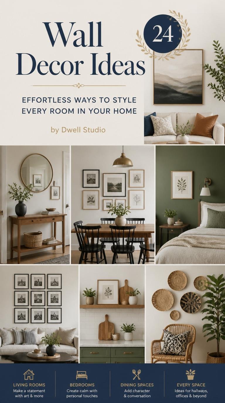 Wall Decor Ideas: Effortless Ways to Style Every Room in Your Home by Dwell Studio 24