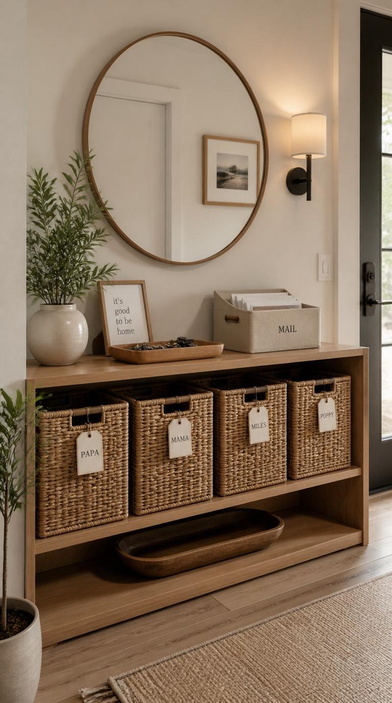 Stylish Entryway Storage Solutions for a Tidy Home by Dwell Studio 24