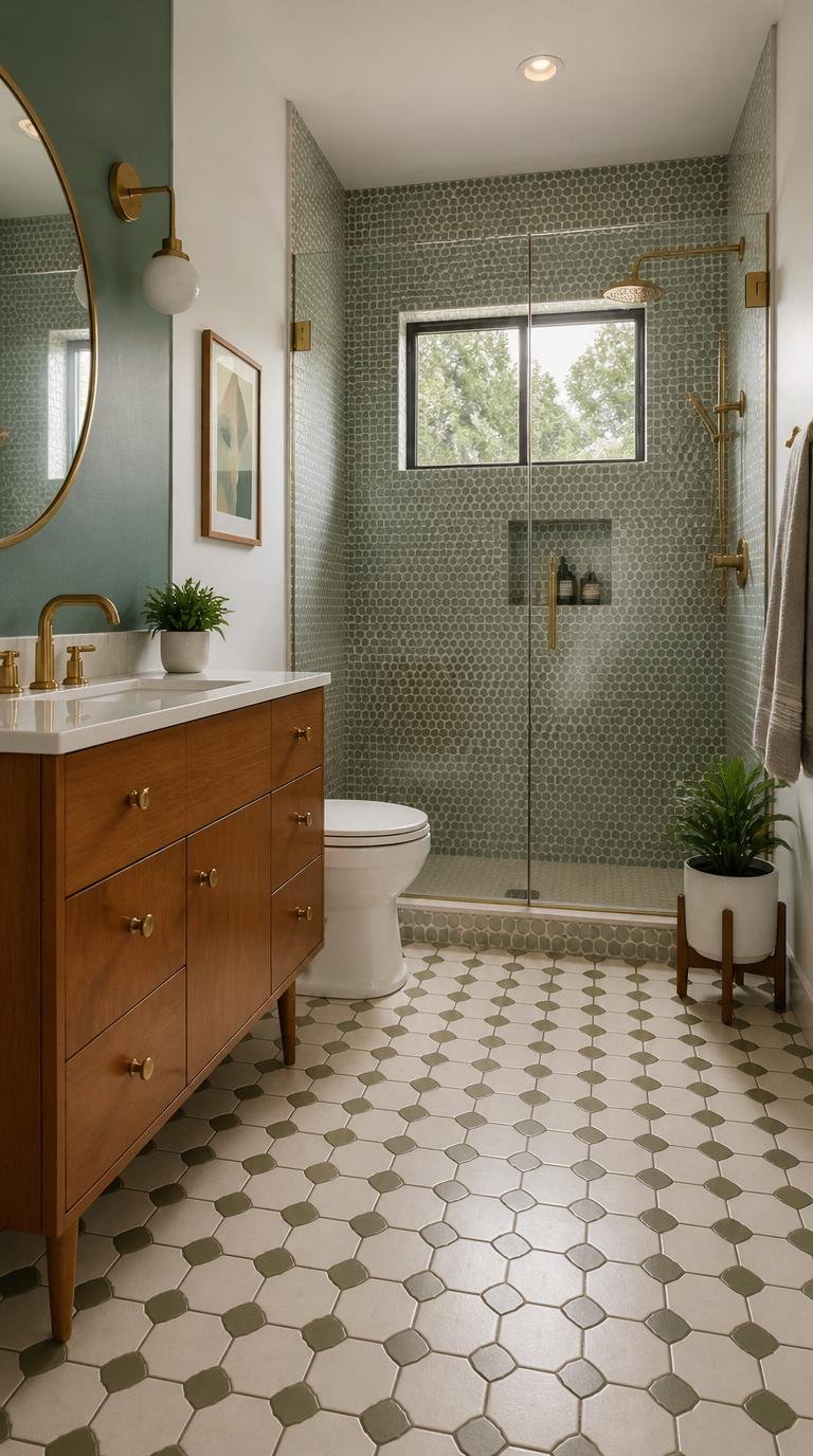 Mid Century Modern Bathroom Ideas: 40 Timeless Designs That Never Go Out of Style by Dwell Studio 24