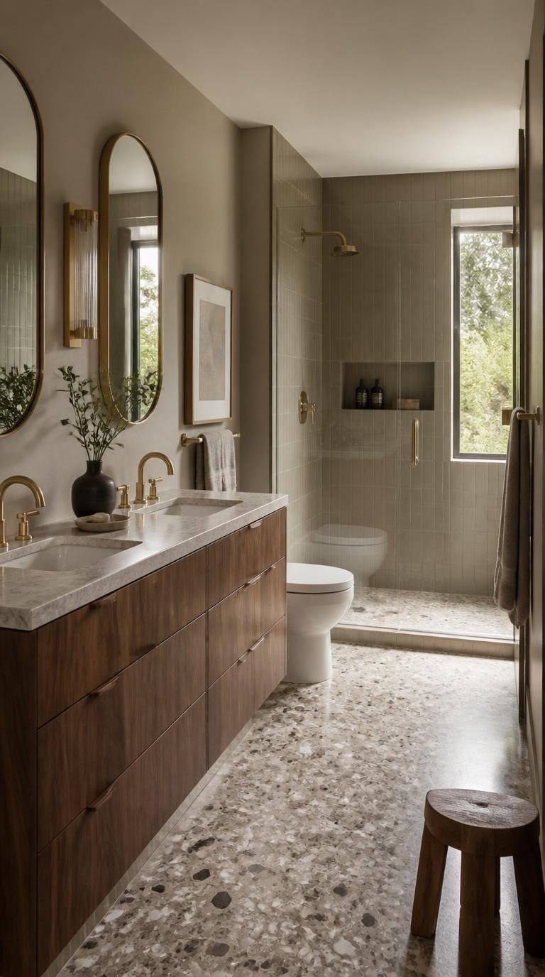 Mid Century Modern Bathroom Ideas: 40 Timeless Designs That Never Go Out of Style by Dwell Studio 24