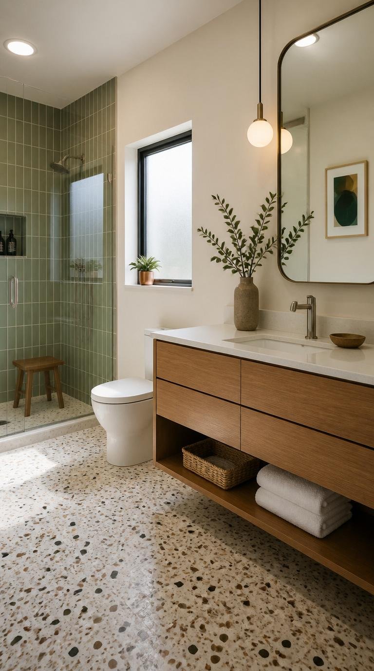 Mid Century Modern Bathroom Ideas: 40 Timeless Designs That Never Go Out of Style by Dwell Studio 24