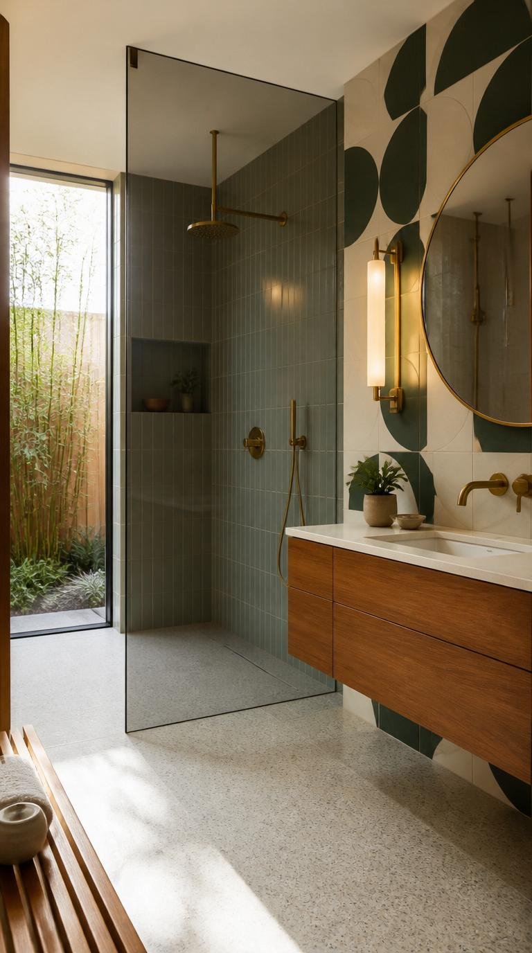 Mid Century Modern Bathroom Ideas: 40 Timeless Designs That Never Go Out of Style by Dwell Studio 24