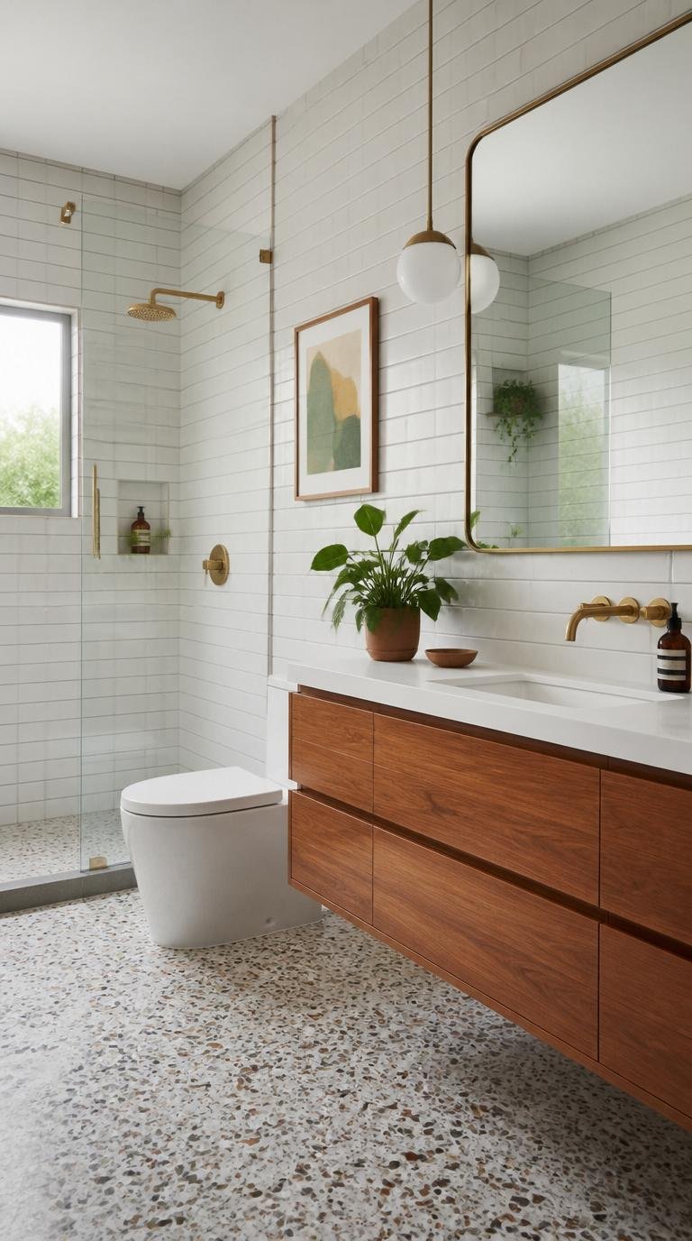 Mid Century Modern Bathroom Ideas: 40 Timeless Designs That Never Go Out of Style by Dwell Studio 24