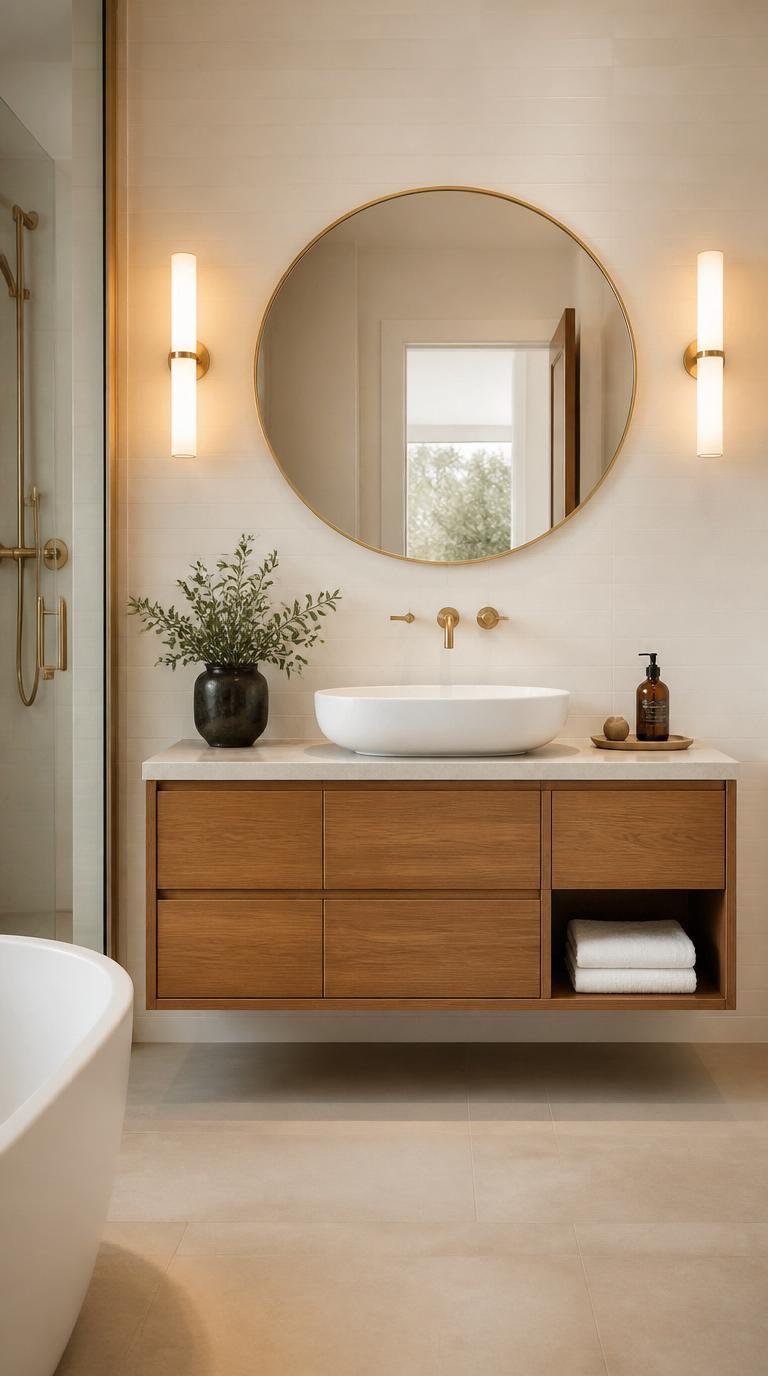 Mid Century Modern Bathroom Ideas: 40 Timeless Designs That Never Go Out of Style by Dwell Studio 24