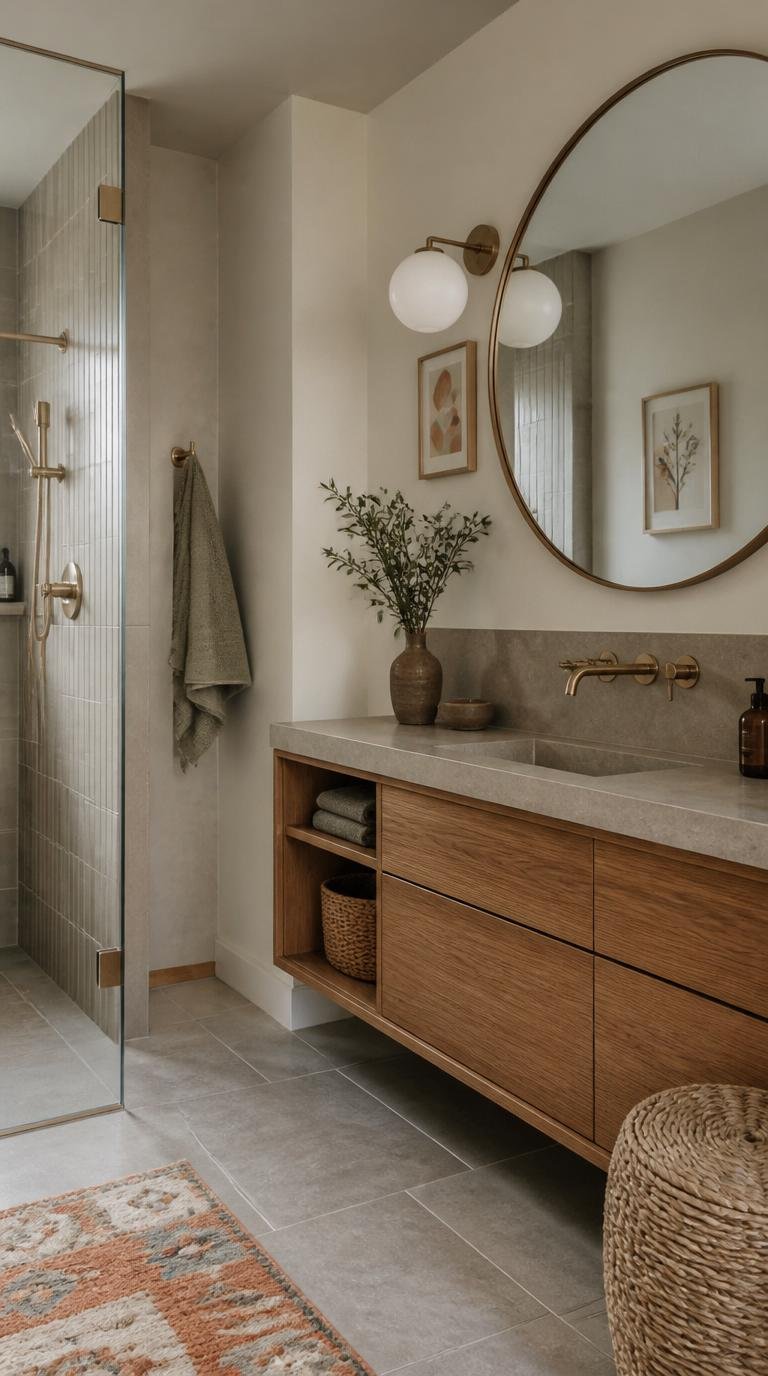 Mid Century Modern Bathroom Ideas: 40 Timeless Designs That Never Go Out of Style by Dwell Studio 24