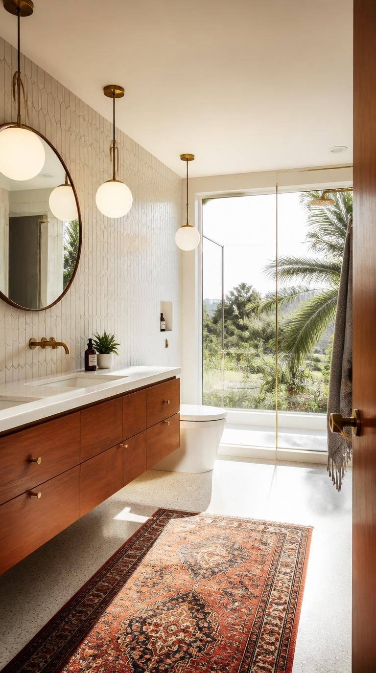 Mid Century Modern Bathroom Ideas: 40 Timeless Designs That Never Go Out of Style by Dwell Studio 24
