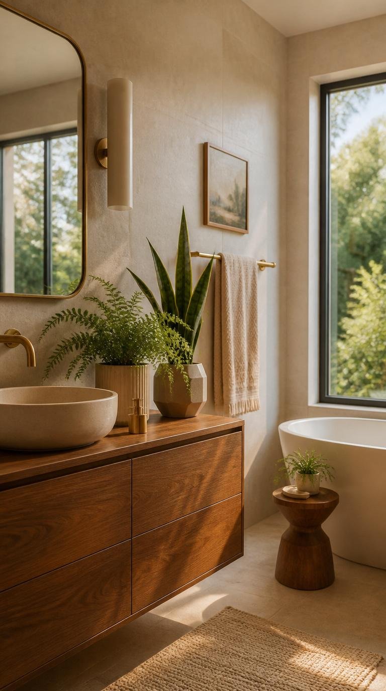Mid Century Modern Bathroom Ideas: 40 Timeless Designs That Never Go Out of Style by Dwell Studio 24