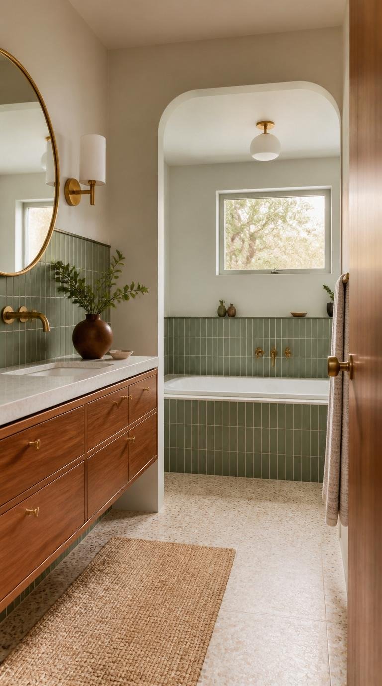 Mid Century Modern Bathroom Ideas: 40 Timeless Designs That Never Go Out of Style by Dwell Studio 24
