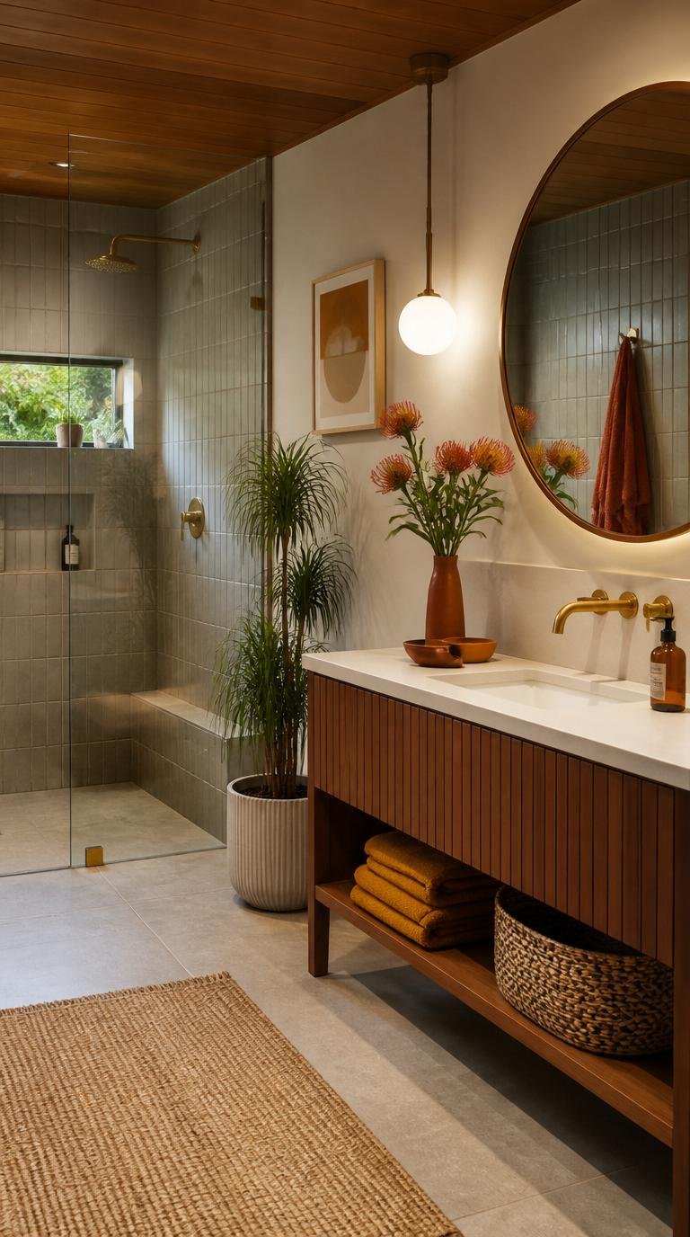 Mid Century Modern Bathroom Ideas: 40 Timeless Designs That Never Go Out of Style by Dwell Studio 24