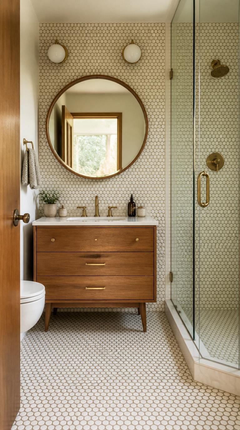 Mid Century Modern Bathroom Ideas: 40 Timeless Designs That Never Go Out of Style by Dwell Studio 24