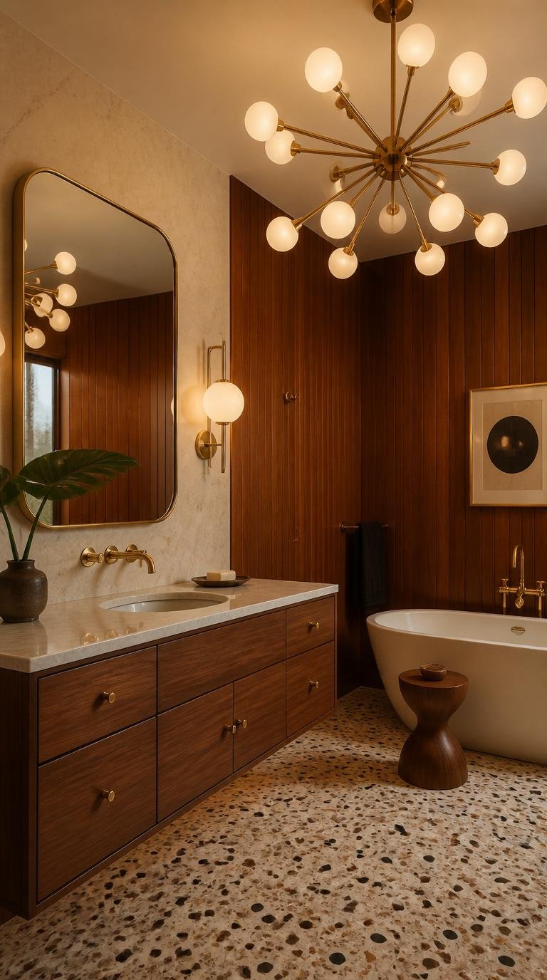 Mid Century Modern Bathroom Ideas: 40 Timeless Designs That Never Go Out of Style by Dwell Studio 24