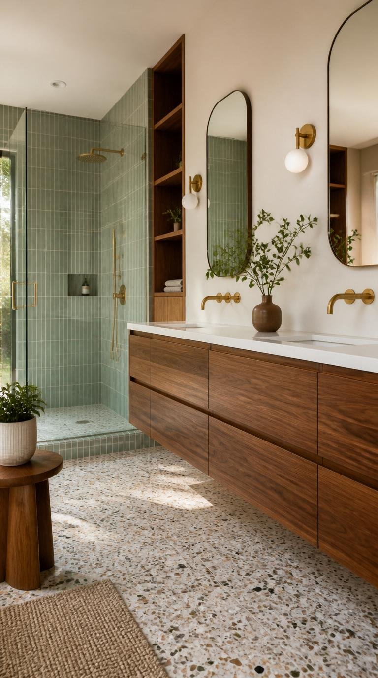Mid Century Modern Bathroom Ideas: 40 Timeless Designs That Never Go Out of Style by Dwell Studio 24