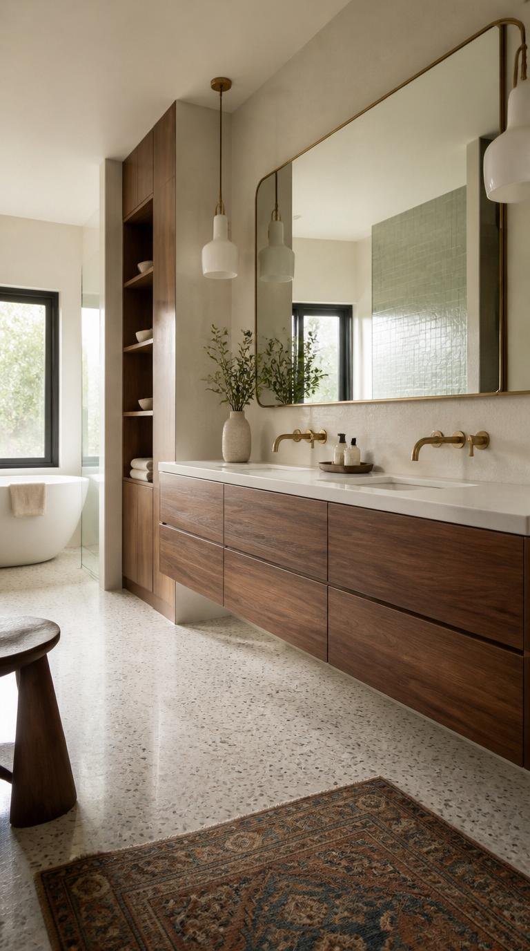 Mid Century Modern Bathroom Ideas: 40 Timeless Designs That Never Go Out of Style by Dwell Studio 24