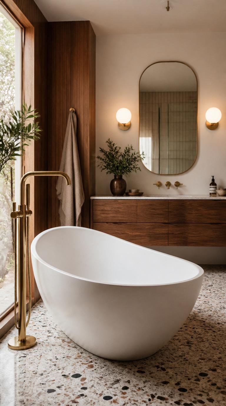 Mid Century Modern Bathroom Ideas: 40 Timeless Designs That Never Go Out of Style by Dwell Studio 24