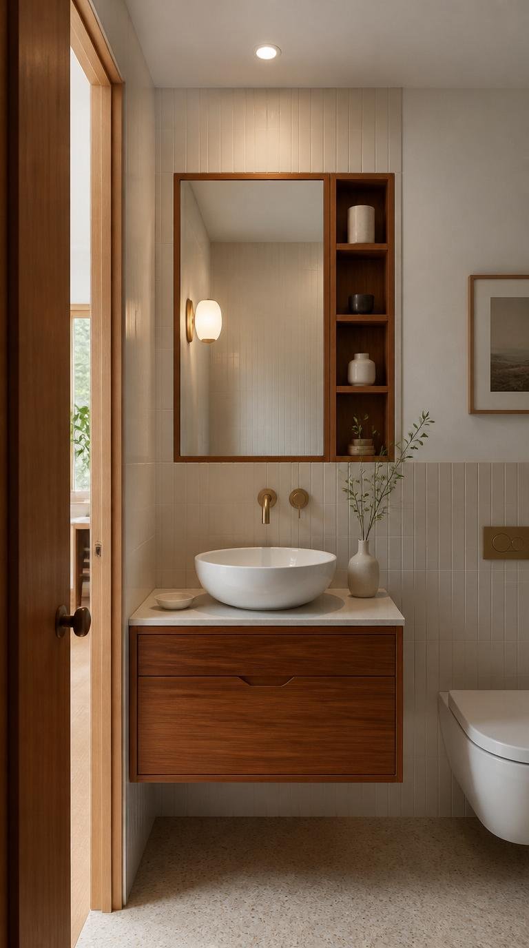 Mid Century Modern Bathroom Ideas: 40 Timeless Designs That Never Go Out of Style by Dwell Studio 24
