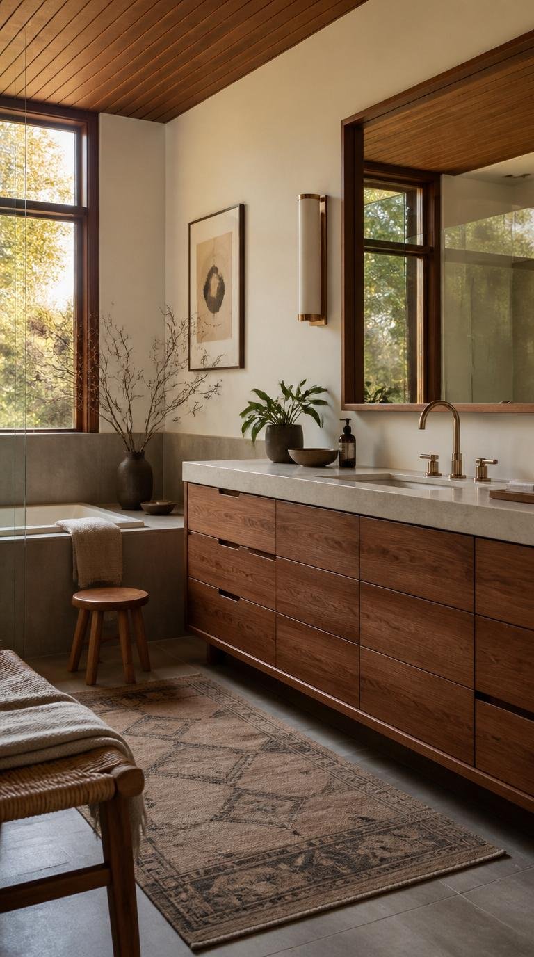 Mid Century Modern Bathroom Ideas: 40 Timeless Designs That Never Go Out of Style by Dwell Studio 24