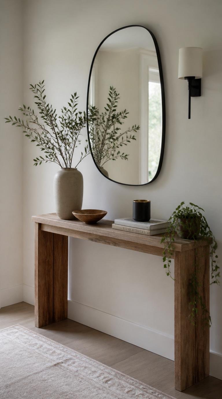 Narrow Console Table for Entryway: 15 Brilliant Ideas for Small Spaces by dwell studio 24