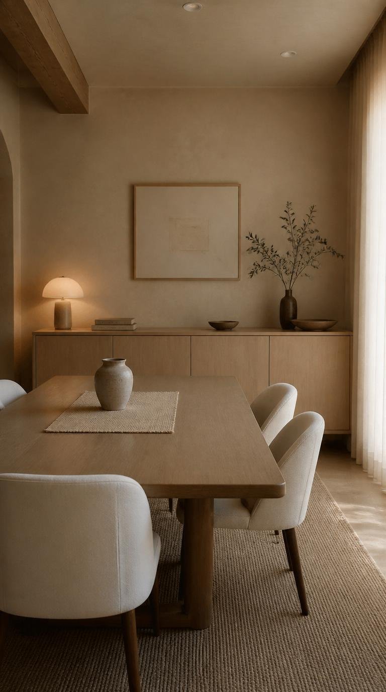 How to Design a Beautiful Japandi Dining Room That Feels Warm, Minimal, and Timeless. By Dwell Studio 24