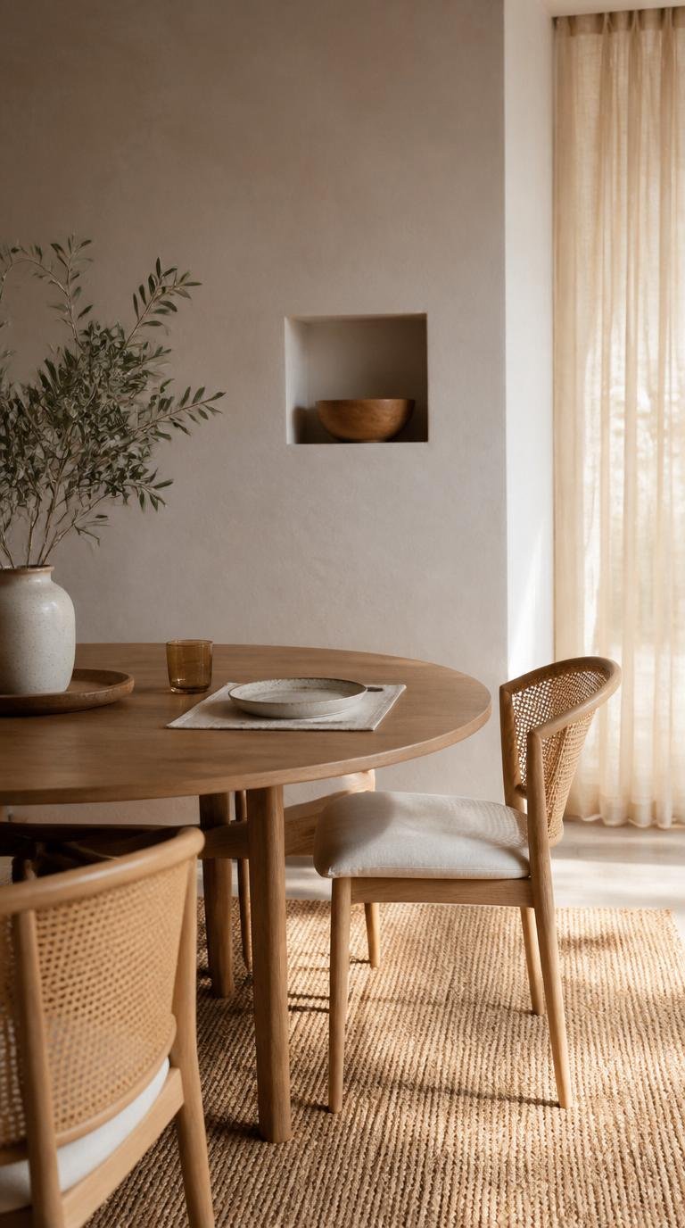 How to Design a Beautiful Japandi Dining Room That Feels Warm, Minimal, and Timeless. By Dwell Studio 24
