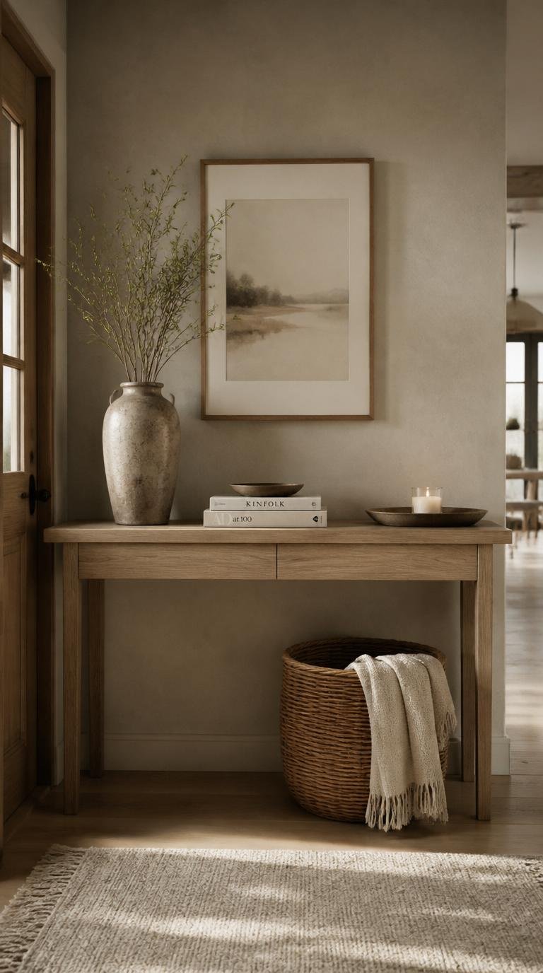Narrow Console Table for Entryway: 15 Brilliant Ideas for Small Spaces by dwell studio 24