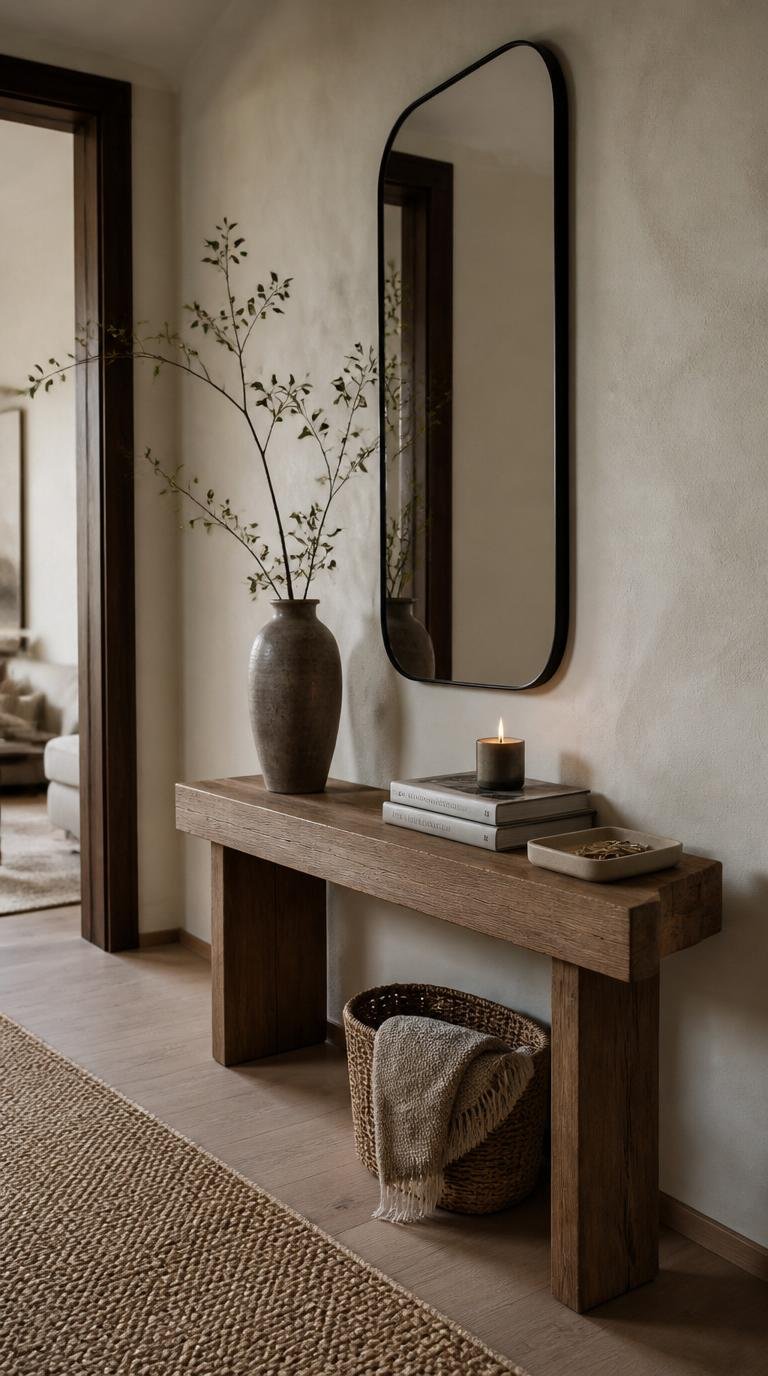 Narrow Console Table for Entryway: 15 Brilliant Ideas for Small Spaces by dwell studio 24