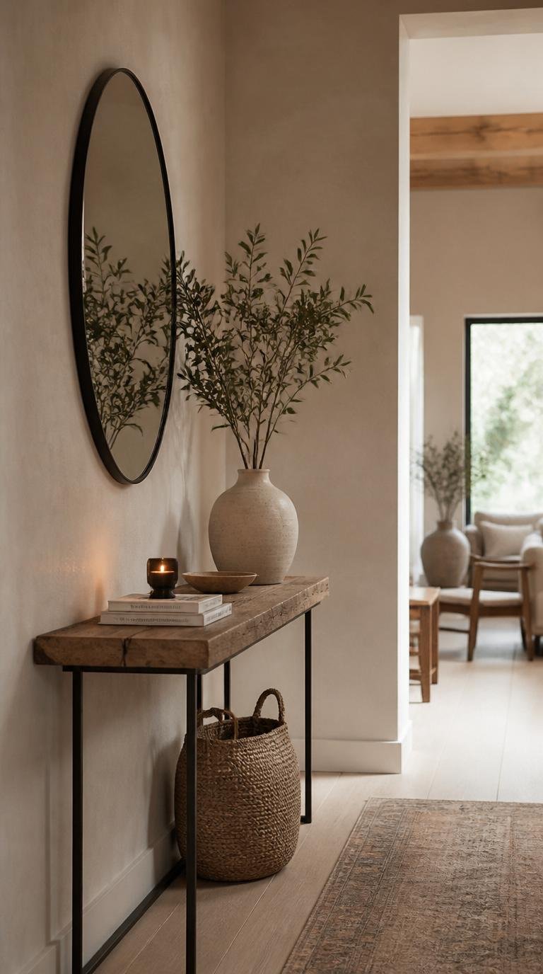 Narrow Console Table for Entryway: 15 Brilliant Ideas for Small Spaces by dwell studio 24