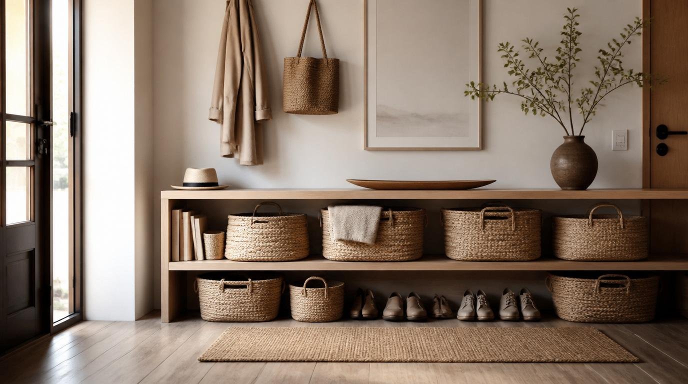 Stylish Entryway Storage Solutions for a Tidy Home by Dwell Studio 24