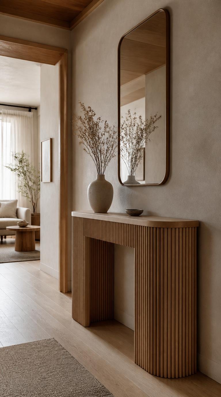 Narrow Console Table for Entryway: 15 Brilliant Ideas for Small Spaces by dwell studio 24