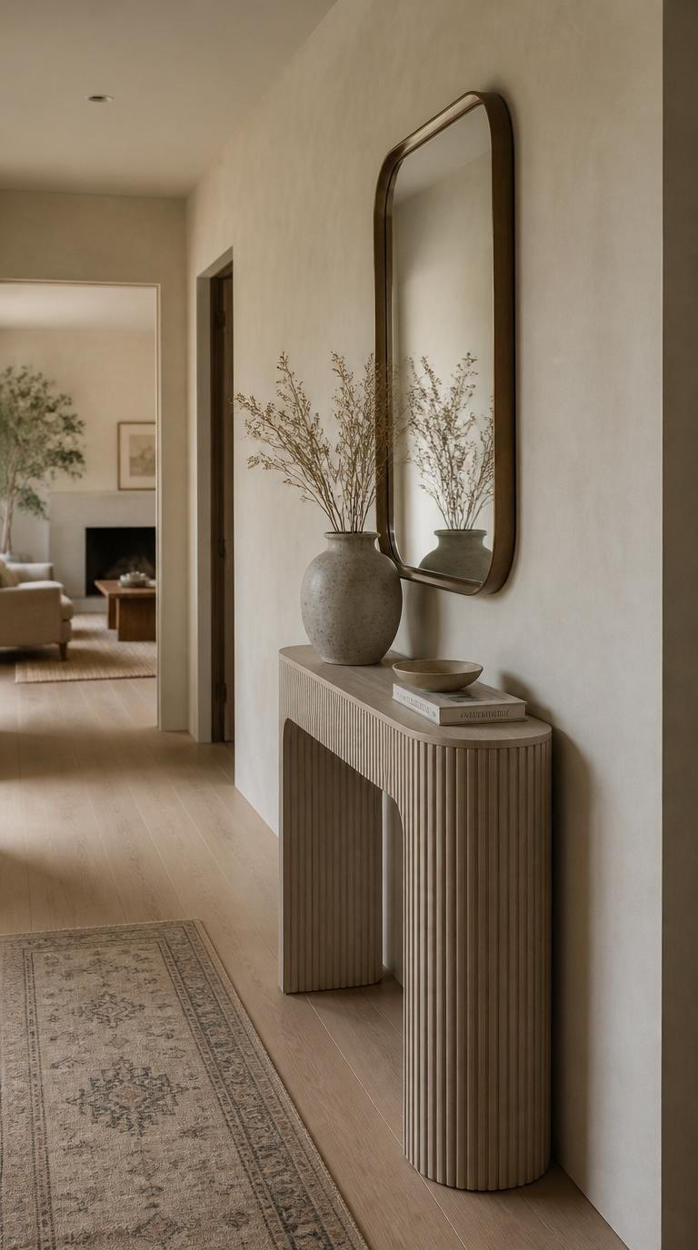 Narrow Console Table for Entryway: 15 Brilliant Ideas for Small Spaces by dwell studio 24