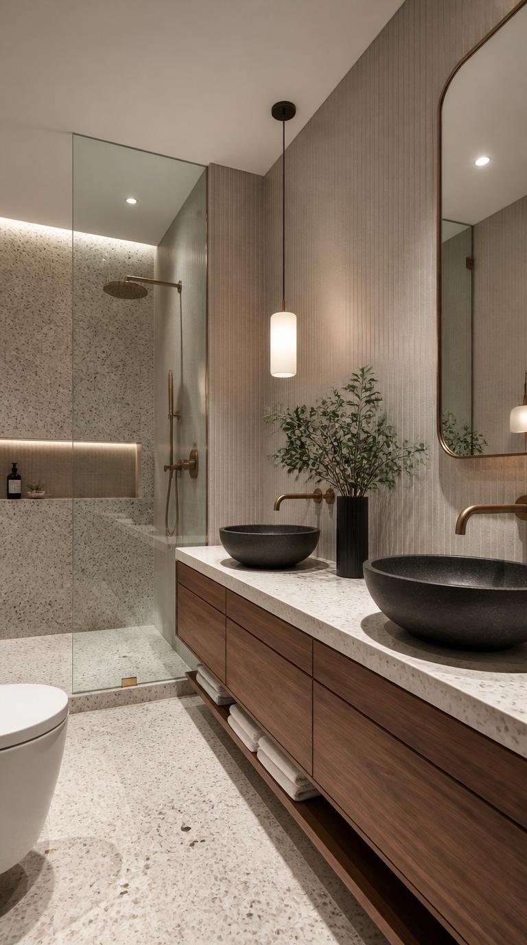 Mid Century Modern Bathroom Ideas: 40 Timeless Designs That Never Go Out of Style by Dwell Studio 24
