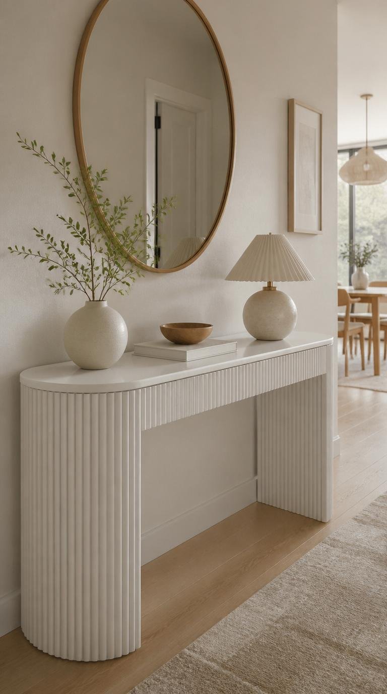 Fluted Console Table: The Elegant Entryway Piece Everyone Is Talking About by dwell studio 24
