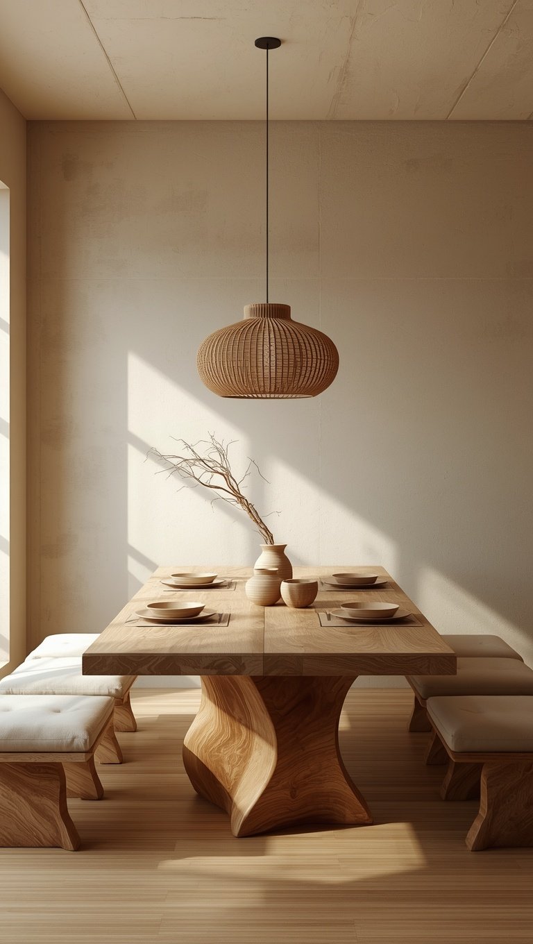 How to Design a Beautiful Japandi Dining Room That Feels Warm, Minimal, and Timeless. By Dwell Studio 24