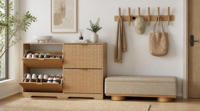 Entryway Shoe Storage Ideas: Clever Ways to Keep the Clutter Out by Dwell Studio 24