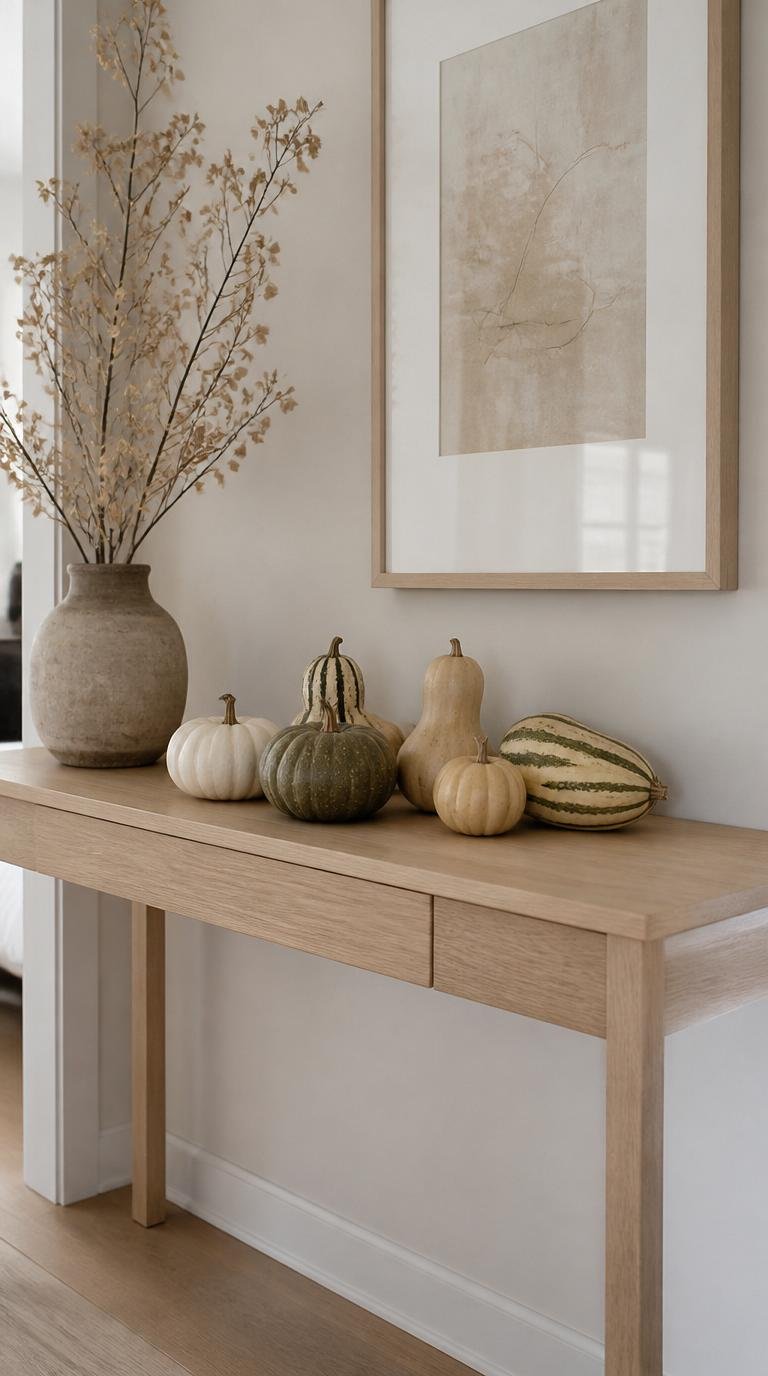 Fall Entryway Table Decor: Cozy and Beautiful Ideas to Welcome the Season by Dwell Studio 24
