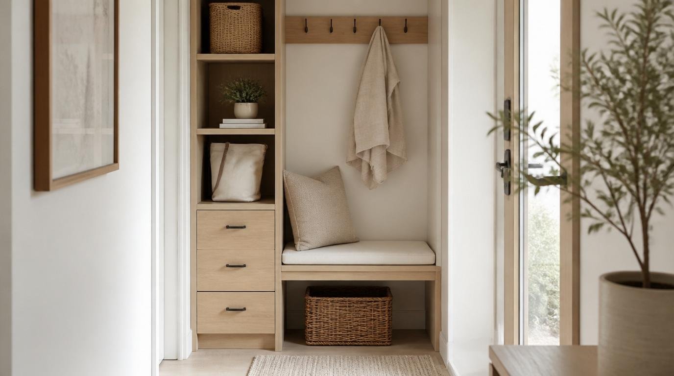 Mudroom Ideas: Simple Ways to Create a Functional Entryway by Dwell Studio 24